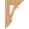 Ekena Millwork Imperial Traditional Smooth Bracket w/ Offset Brace, Western Red Cedar, 7 1/2"W x 22"D x 34"H BKT0806X22X34IMP01SWR - alternate 2